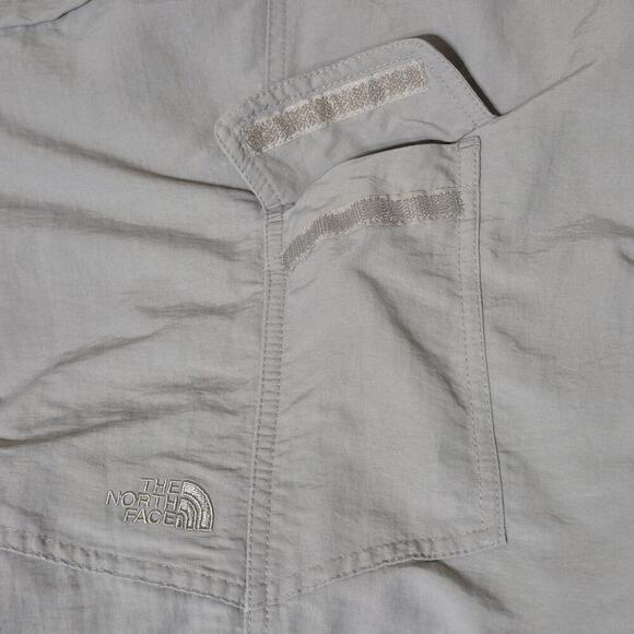 The North Face Hiking Pants Men Large Beige Cargo Pocket Zip Ankle Trail Utility - Picture 9 of 15